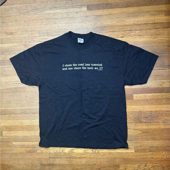 Vintage I Chose the Road Less Traveled Shirt - Picture 1 of 6